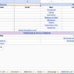 Mentorship Management Spreadsheet